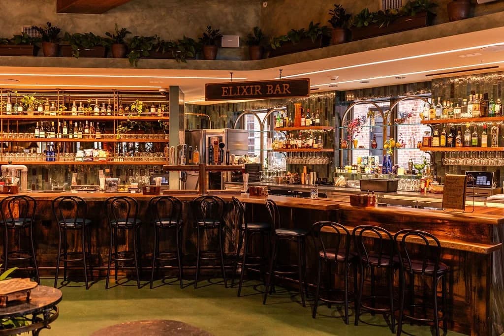 Hearth Food Garden, the Elixir bar