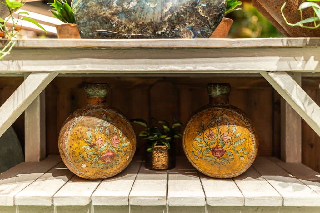 Hearth Food Garden, the water jugs