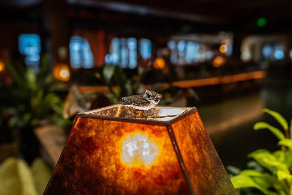 Hearth Food Garden, the owl finial